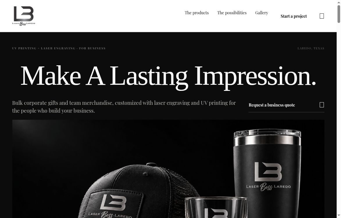 Laser Boss homepage