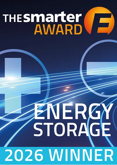 The smarter E Award 2026 winner, Energy Storage category