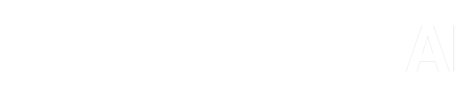 Practice AI Brand White Logo