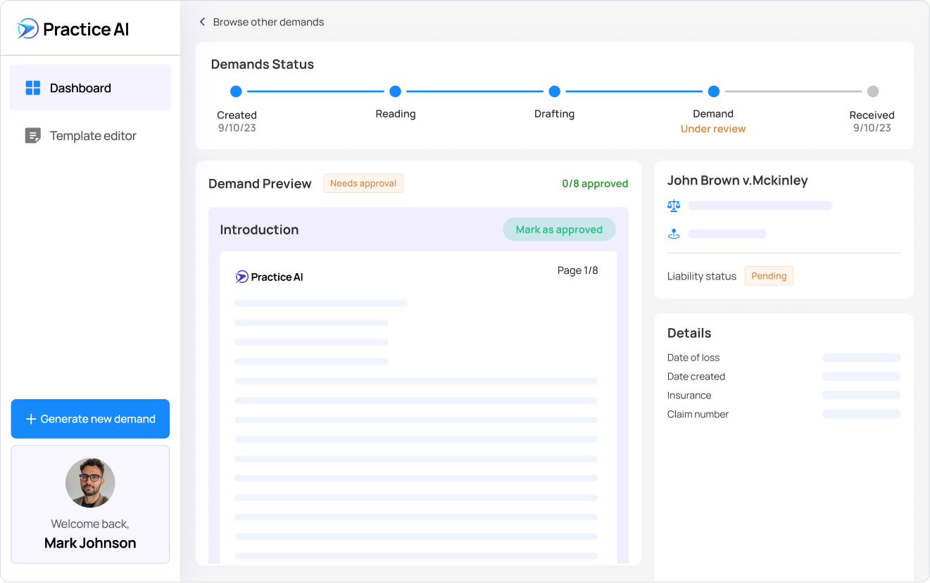 Lawyer AI Progress Status