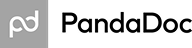 PandaDoc company logo in white on a gray background.