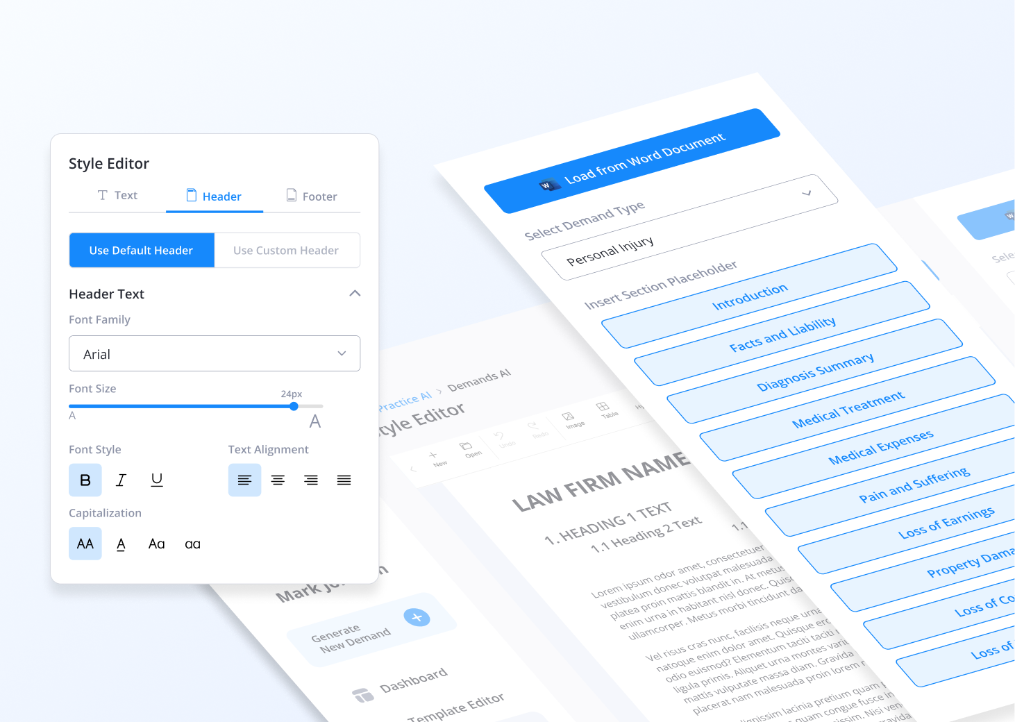 Completed client communication showing a transcript and a 31-second audio recording about a lemon law inquiry for a 2017 Toyota Camry with Law Practice AI, dated 20 Mar 2025, 8:47 AM.