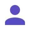 Simple purple icon of a person with a round head and shoulders.