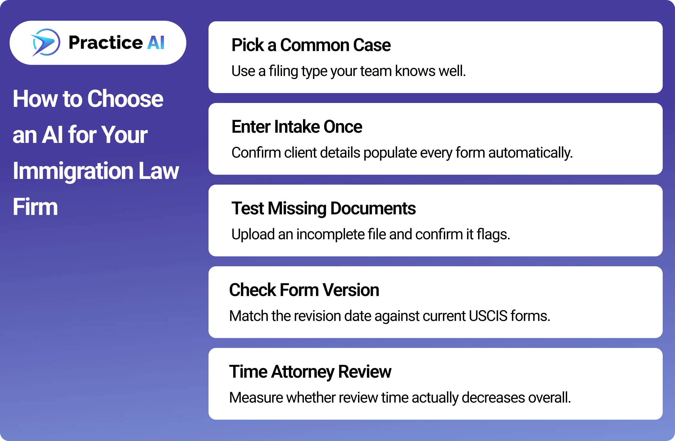 How to choose ai for immigration lawyers