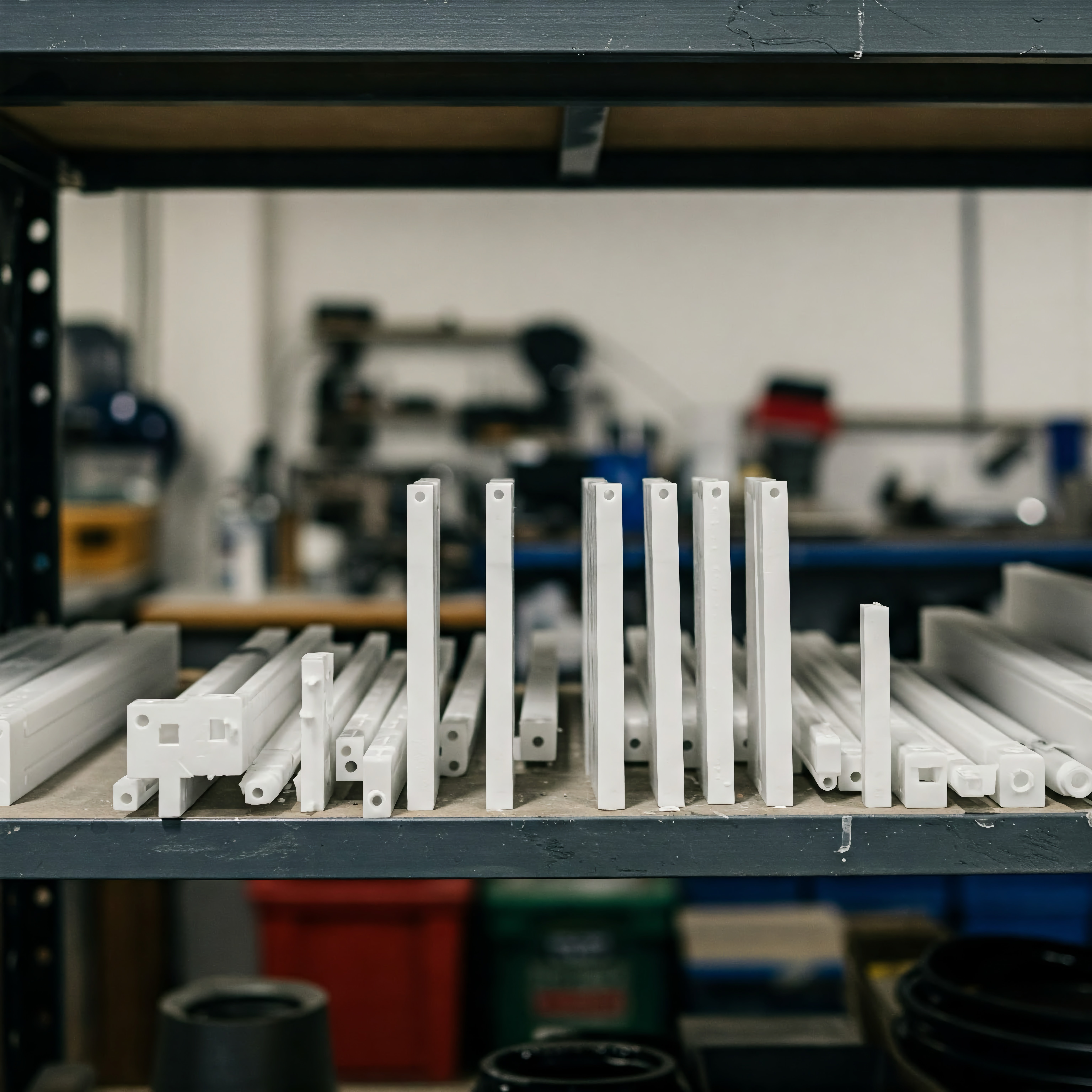 Parts on Shelves