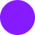 Circle filled with solid bright purple color on white background.
