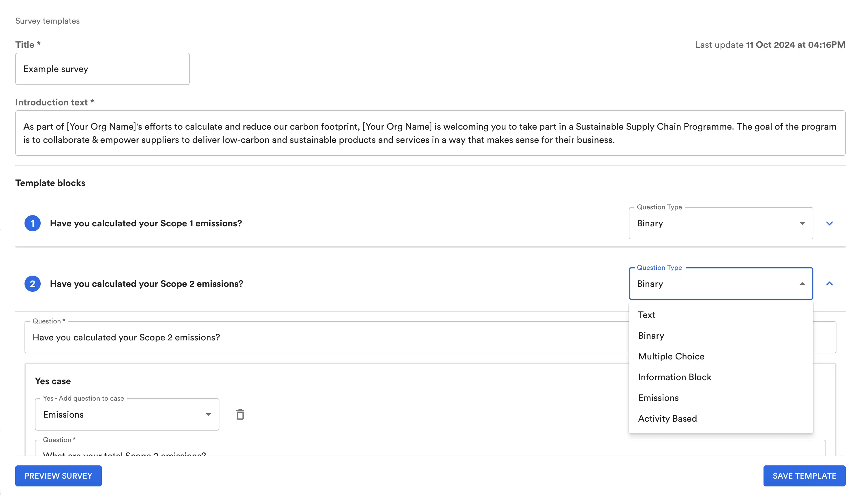 Optimize engagement with customized surveys