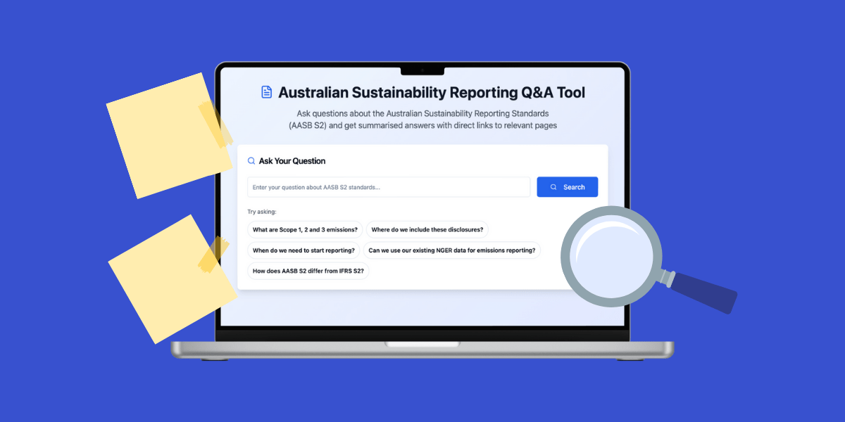 Free Australian Sustainability Reporting Q&A Agent