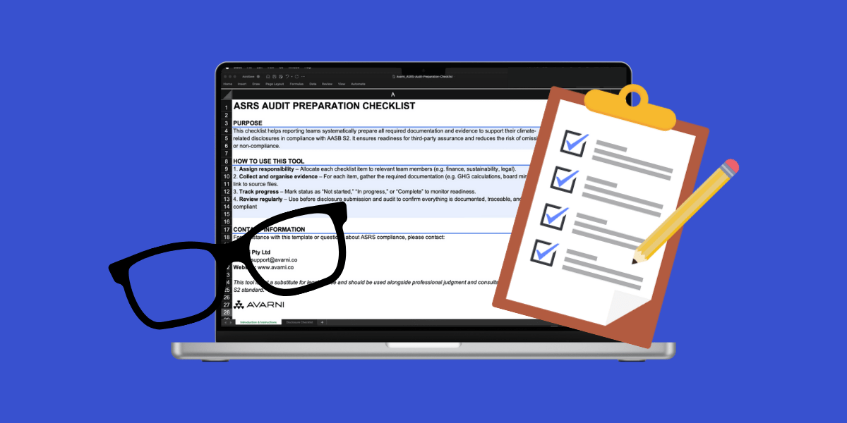 Free AASB S2/ASRS Audit Preparation Checklist