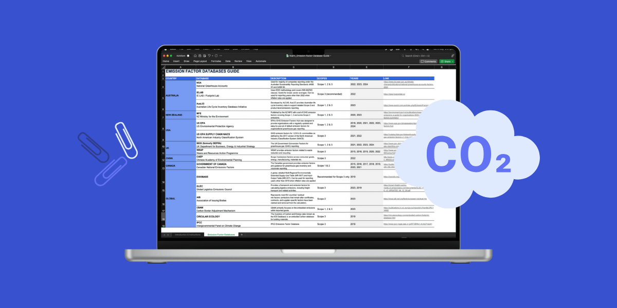 Free Emission Factor Database Guide
