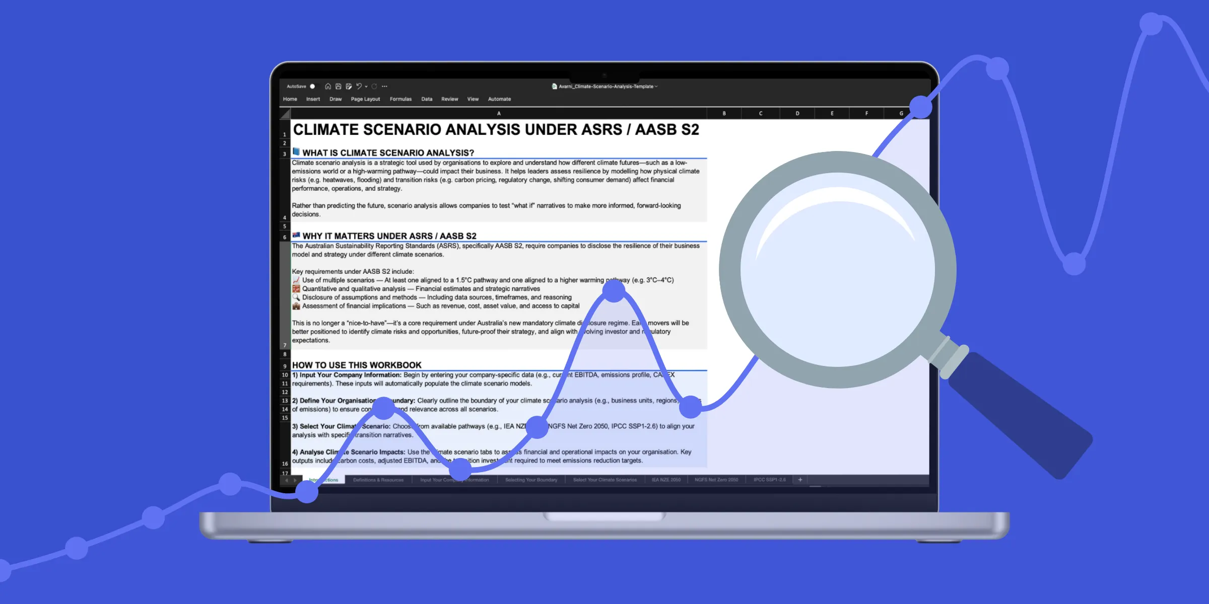 Free AASB S2 Climate Scenario Analysis Template