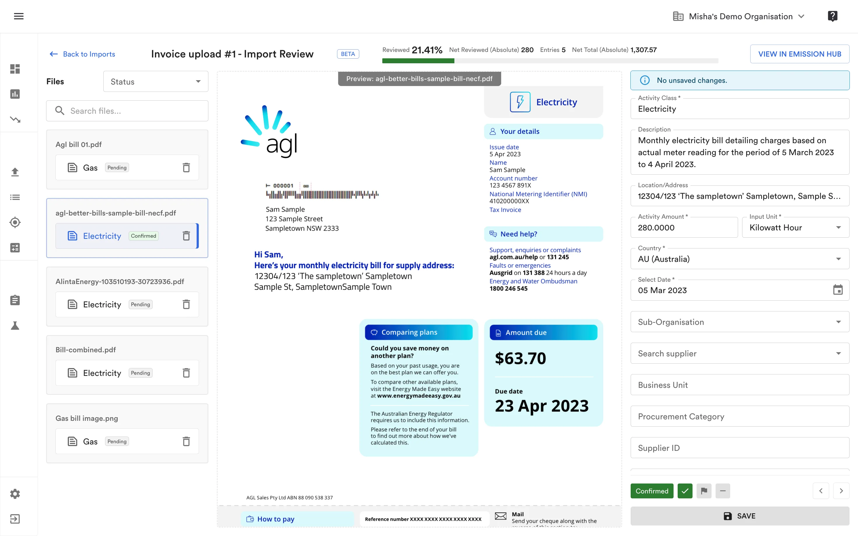 Avarni PDF importer