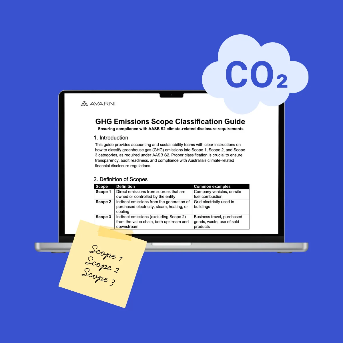 Free GHG Emissions Scope Classification Guide for AASB S2/ASRS compliance