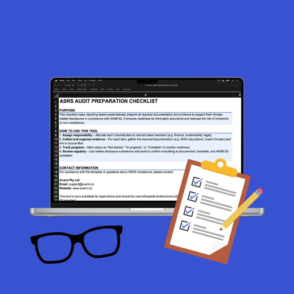Free AASB S2/ASRS Audit Preparation Checklist