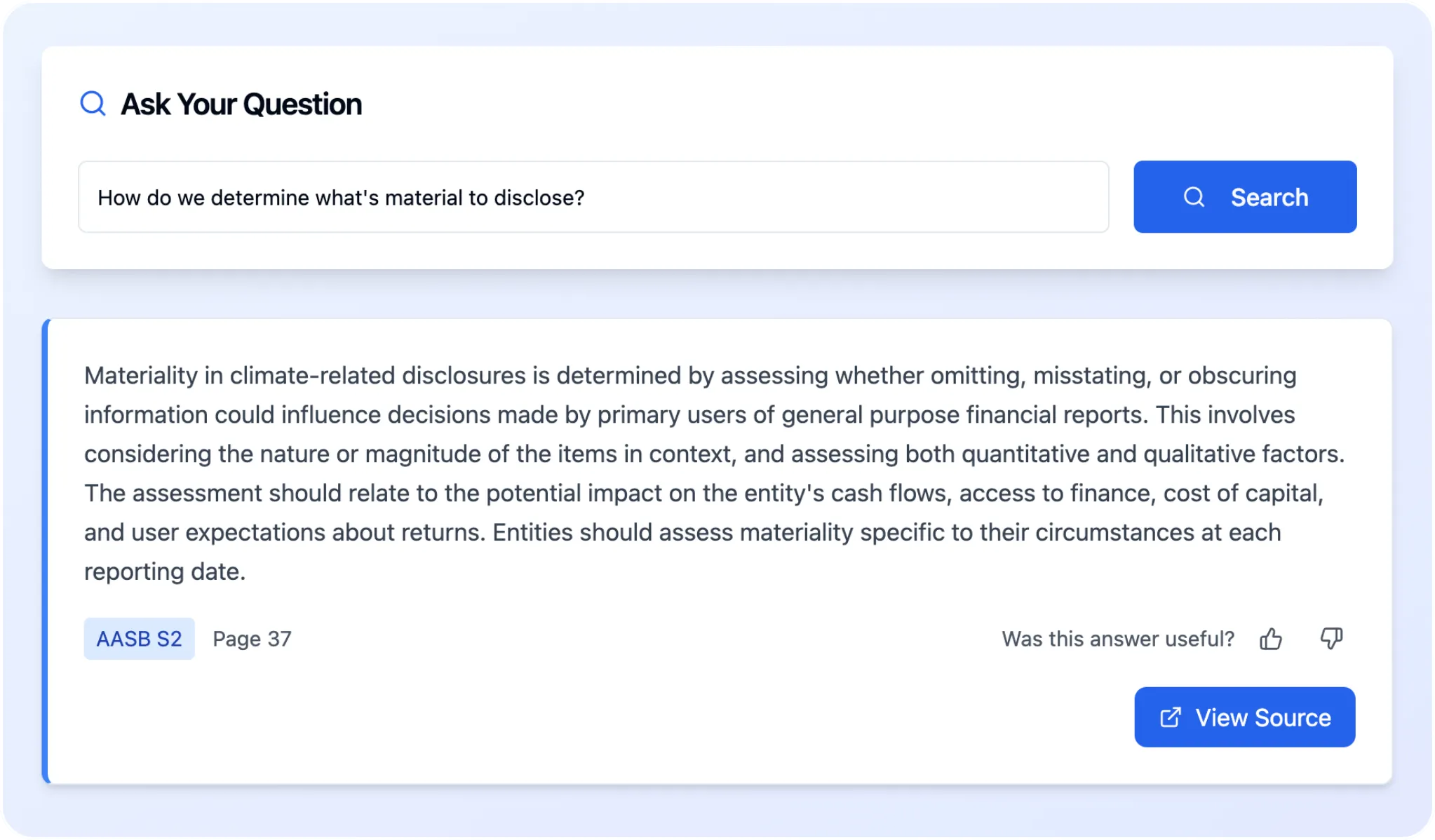 Australian Sustainability Reporting Q&A Agent
