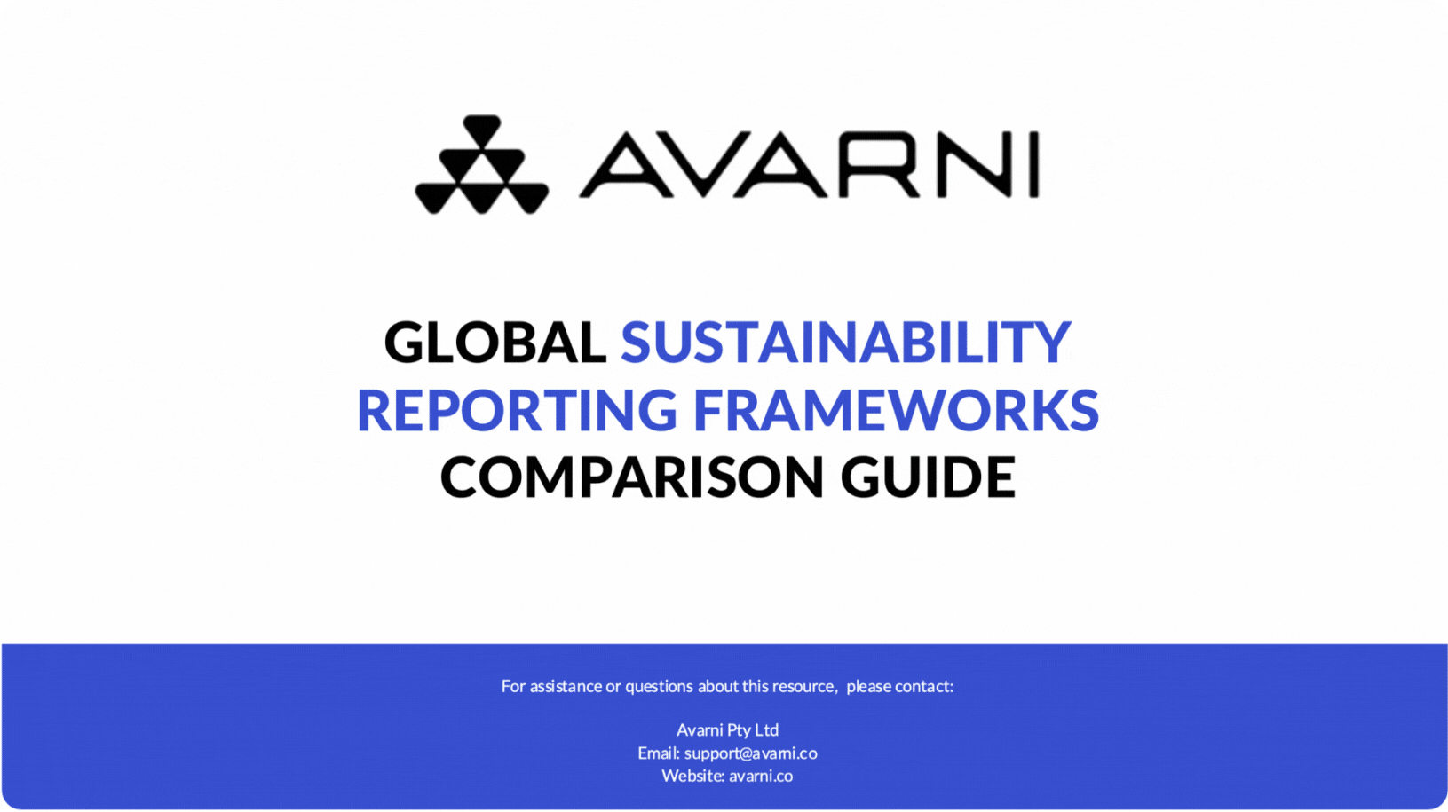 Global Sustainability Reporting Frameworks Comparison Guide