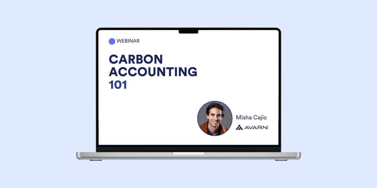 Carbon accounting 101