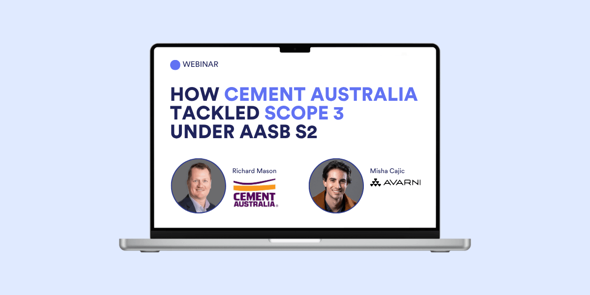 How Cement Australia tackled Scope 3 under AASB S2: lessons from a Group 1 reporter