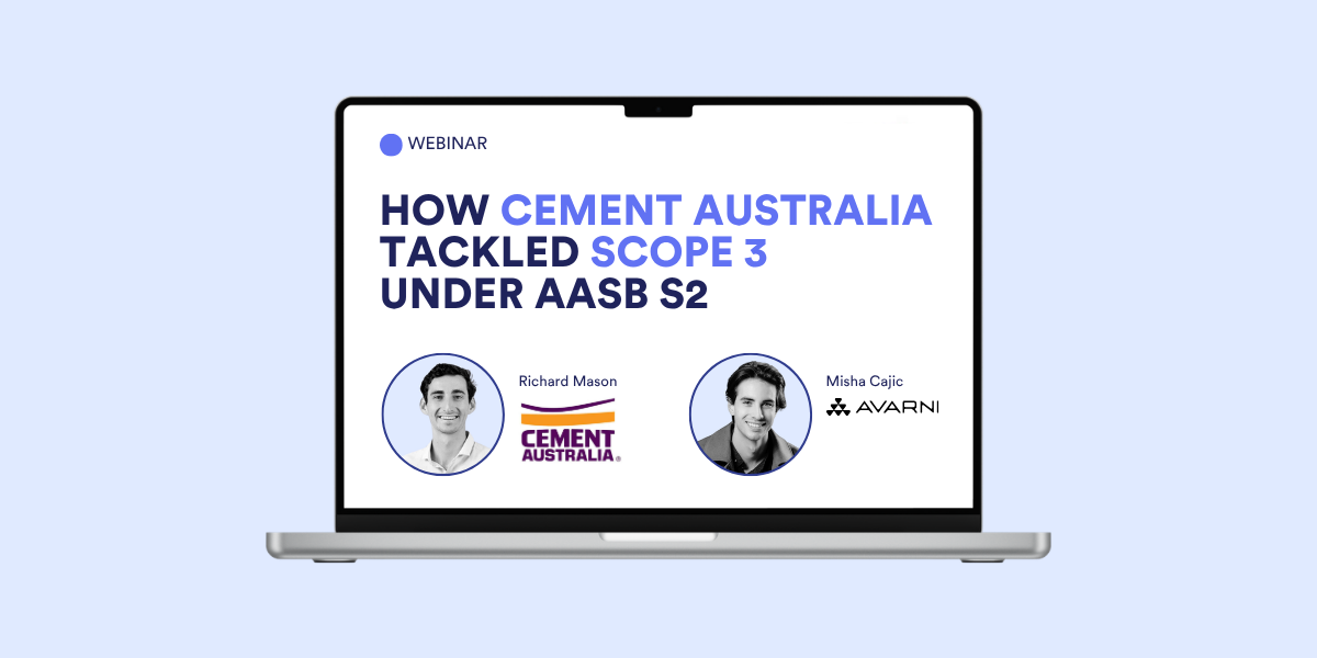 How Cement Australia tackled Scope 3 under AASB S2: lessons from a Group 1 reporter