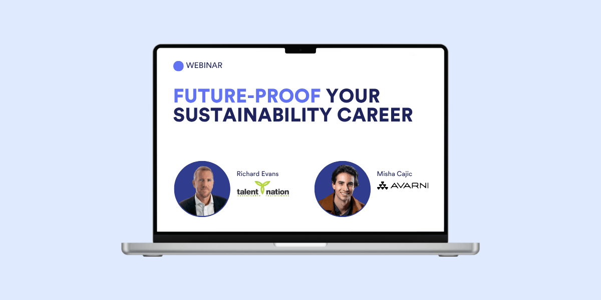 Future-proof your sustainability career
