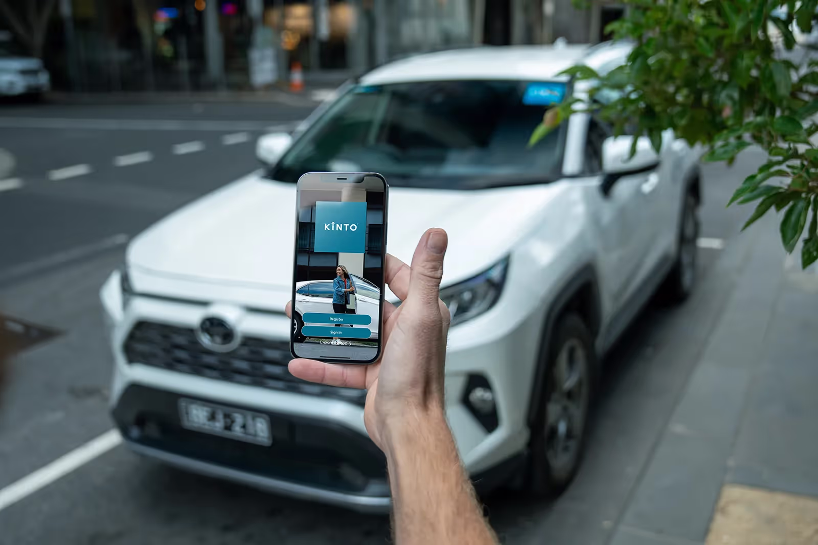 KINTO car hire app, SUV rental