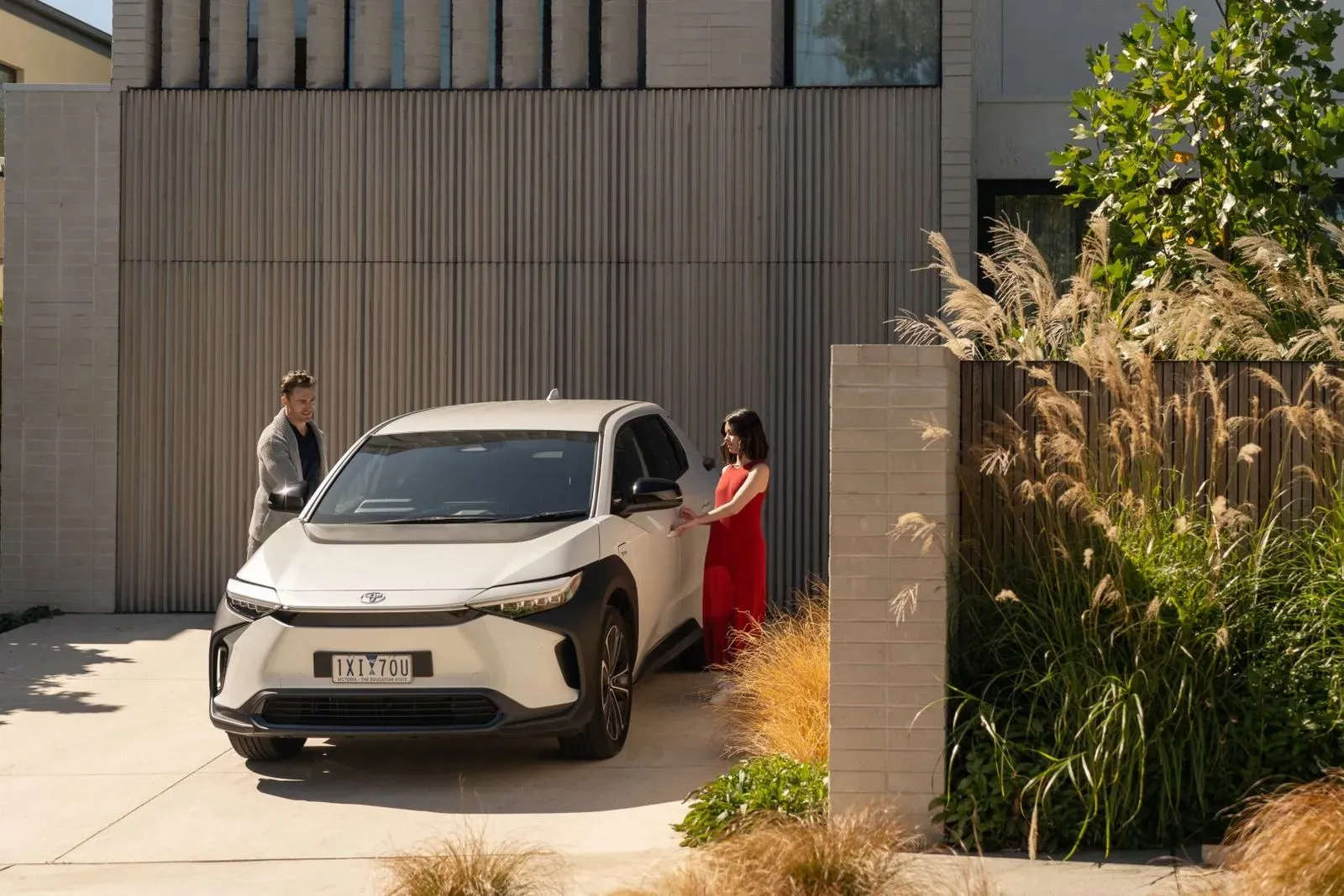 renting a Electric Toyota bZ4X from KINTO