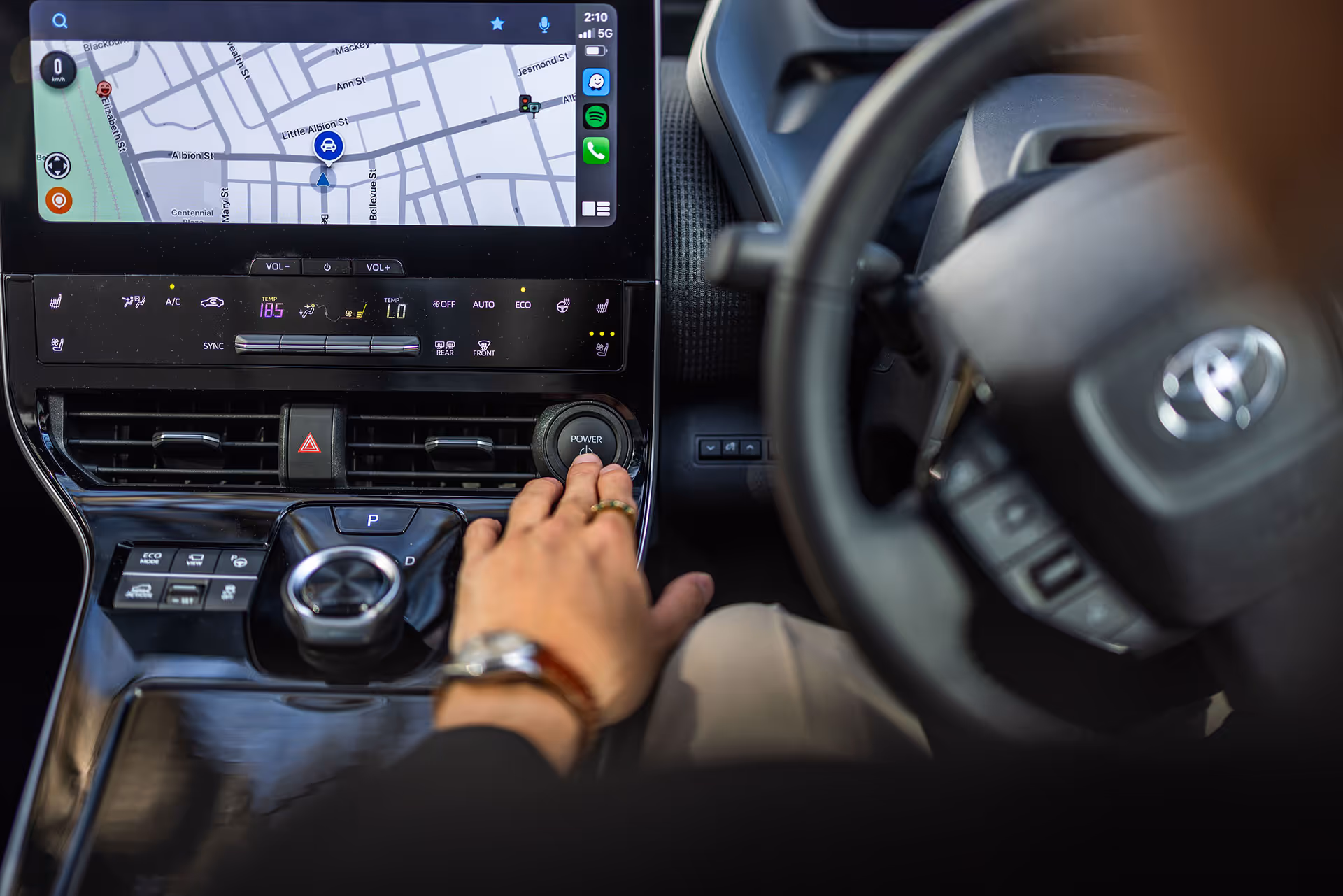 renting a Electric Toyota bZ4X from KINTO