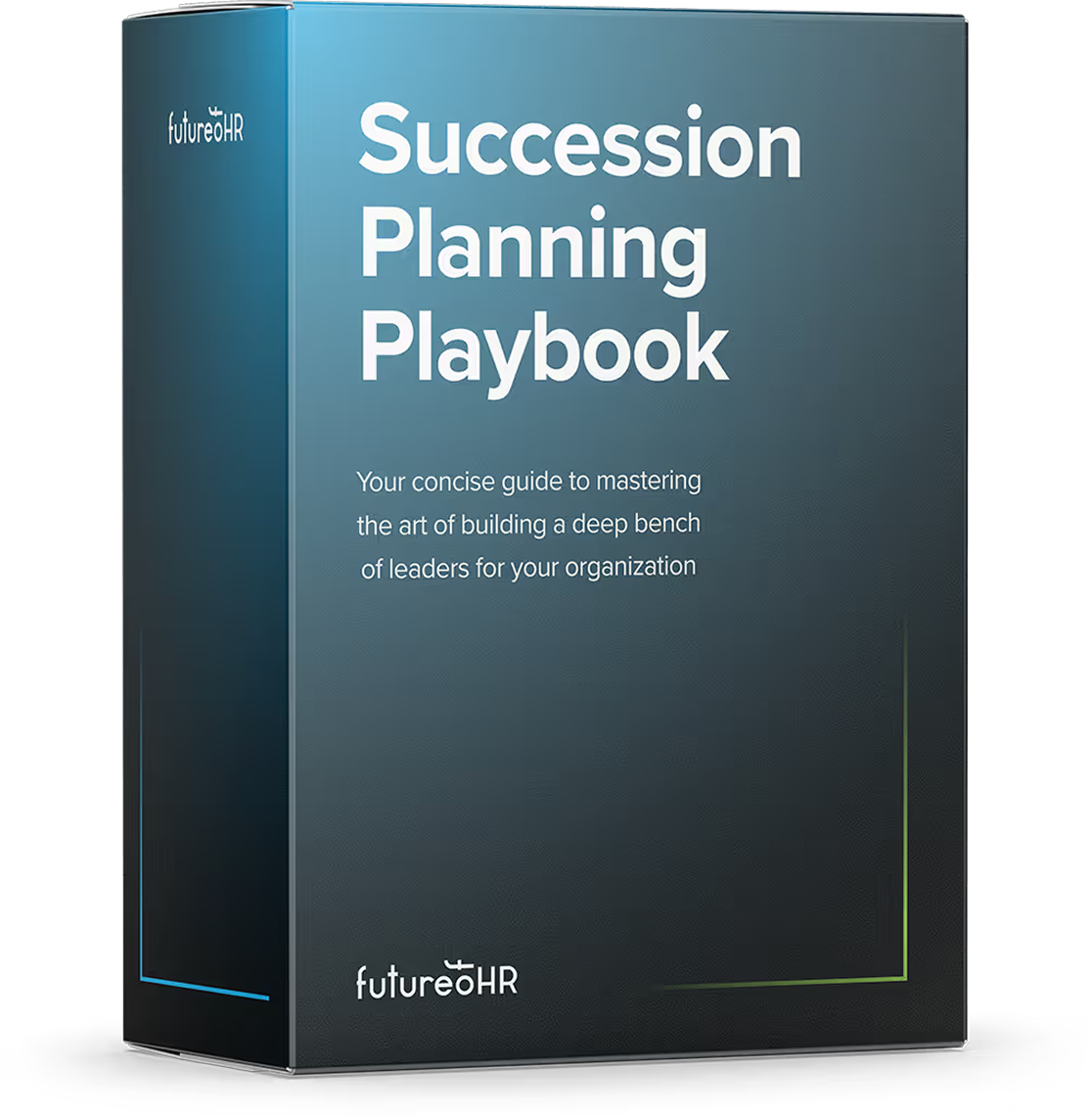 Cover of 'Succession Planning Playbook' by futureOFhR, a guide for building leadership depth in organizations.