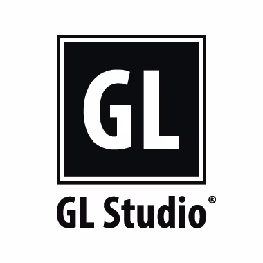 GL Studio - VERTICAL Black Logo