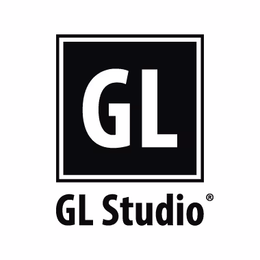 GL Studio - VERTICAL Black Logo