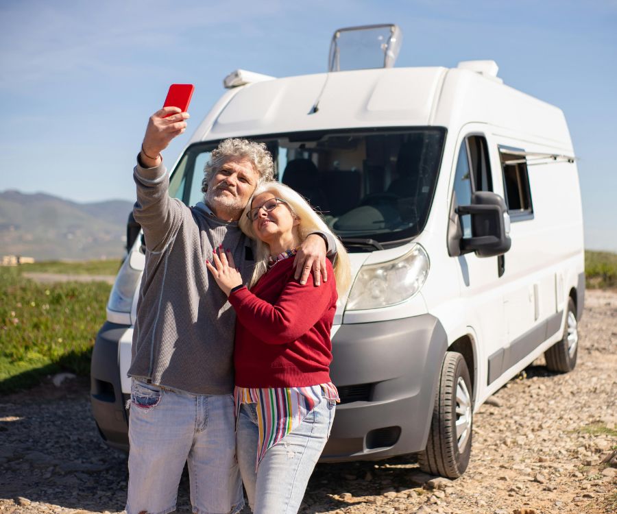 Wohnmobil mit mobiler Internet- und Routerlösung