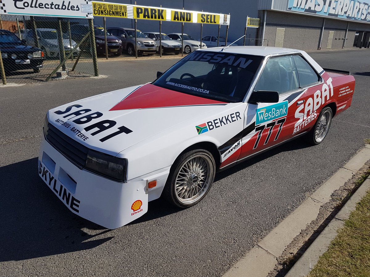 Old Nissan Skyline racing car