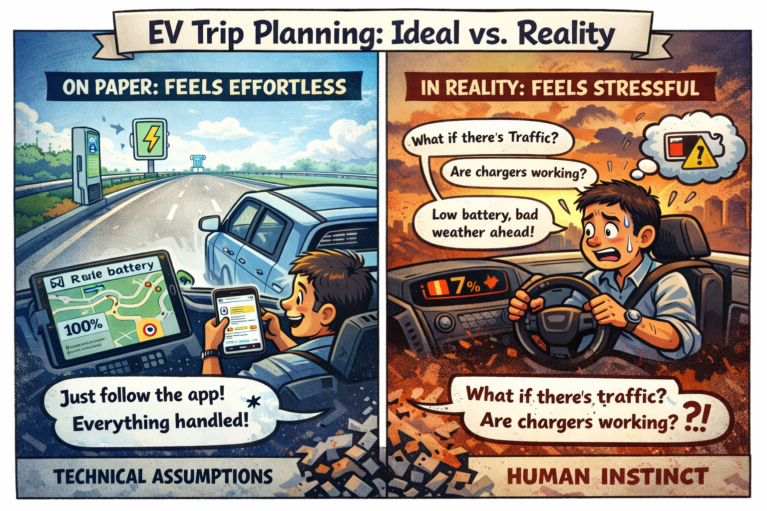 EV Trip Planning The Gap Between Planning and Reality