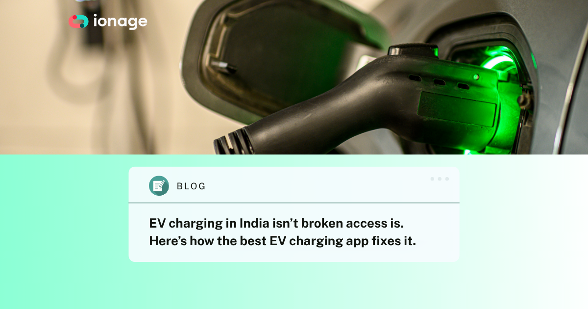 EV charging in India isn’t broken access is. Here’s how the best EV charging app fixes it.