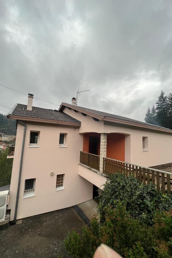 Isolation thermique par l'extérieur d'une maison à Saint-Marcellin