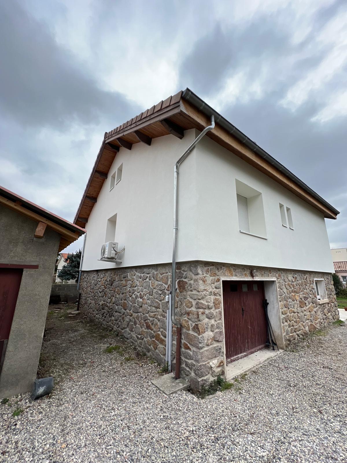 Maison Individuelle isolé par l'extérieur par DLS Facade à La Roche-De-Glun (26600)
