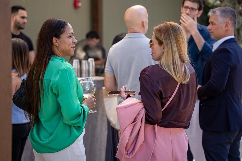 Guests connecting at an A305 gathering