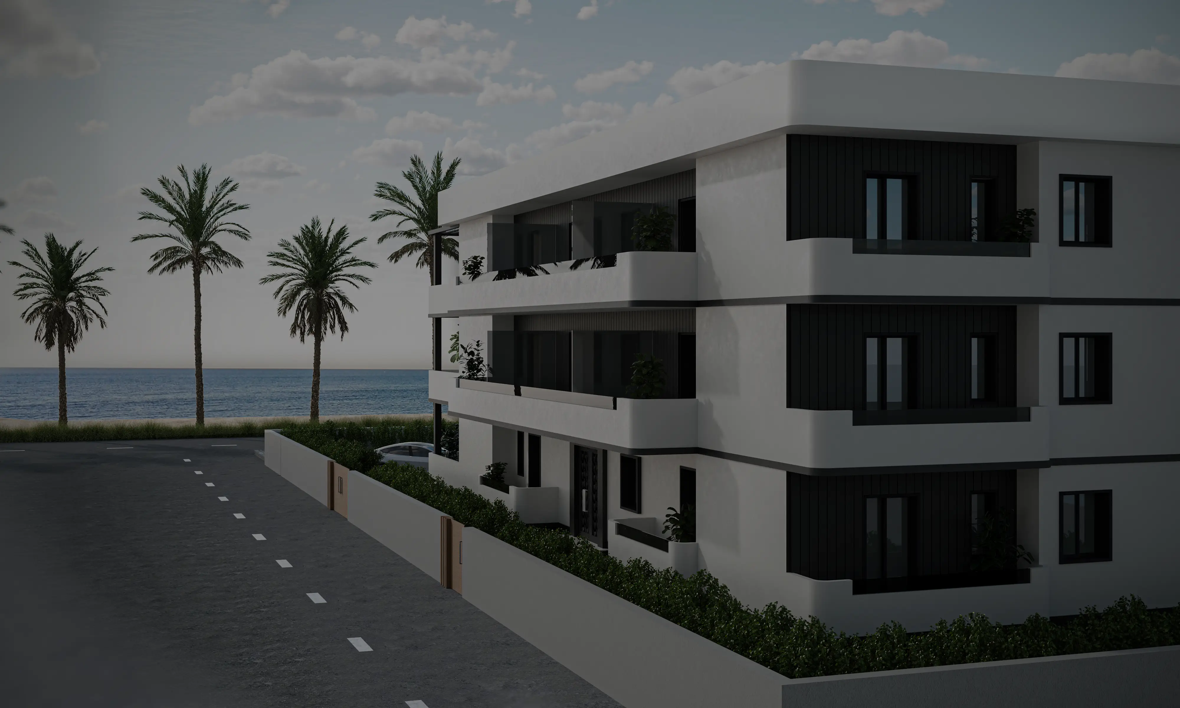 Blanche Riviera edificio vista mare