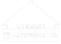 Logo von Unser Lagerhaus mit einem Hausdach-Symbol darüber.