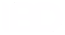 IBD Schriftzug in weiß auf transparentem Hintergrund.