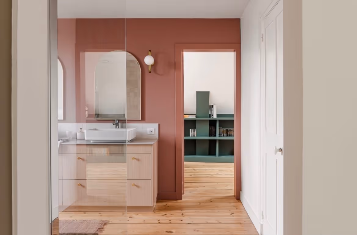 Salle de bain sur mesure – agencement intérieur