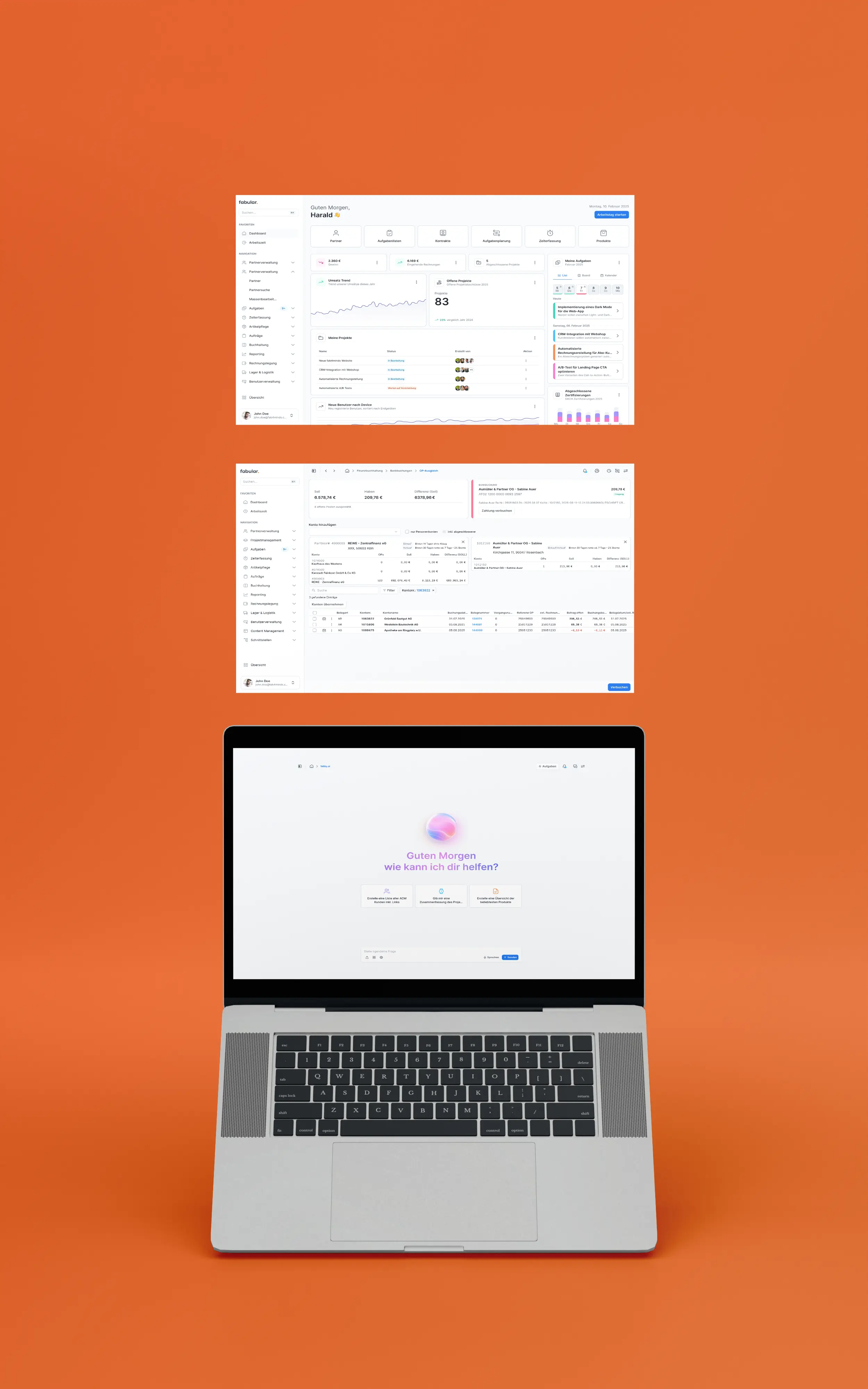 Dashboard mockup