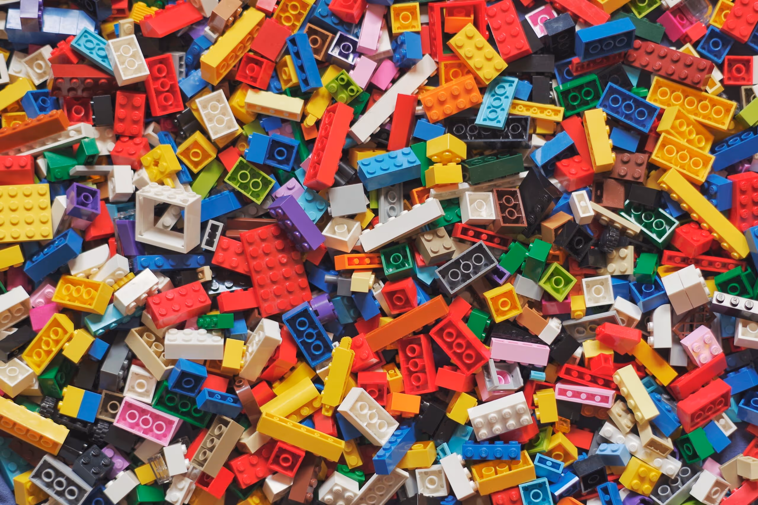 A pile of Lego blocks