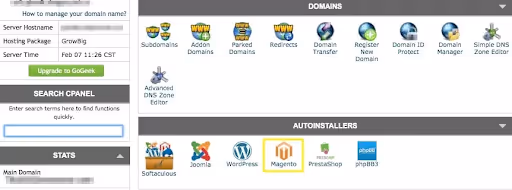 magento installation