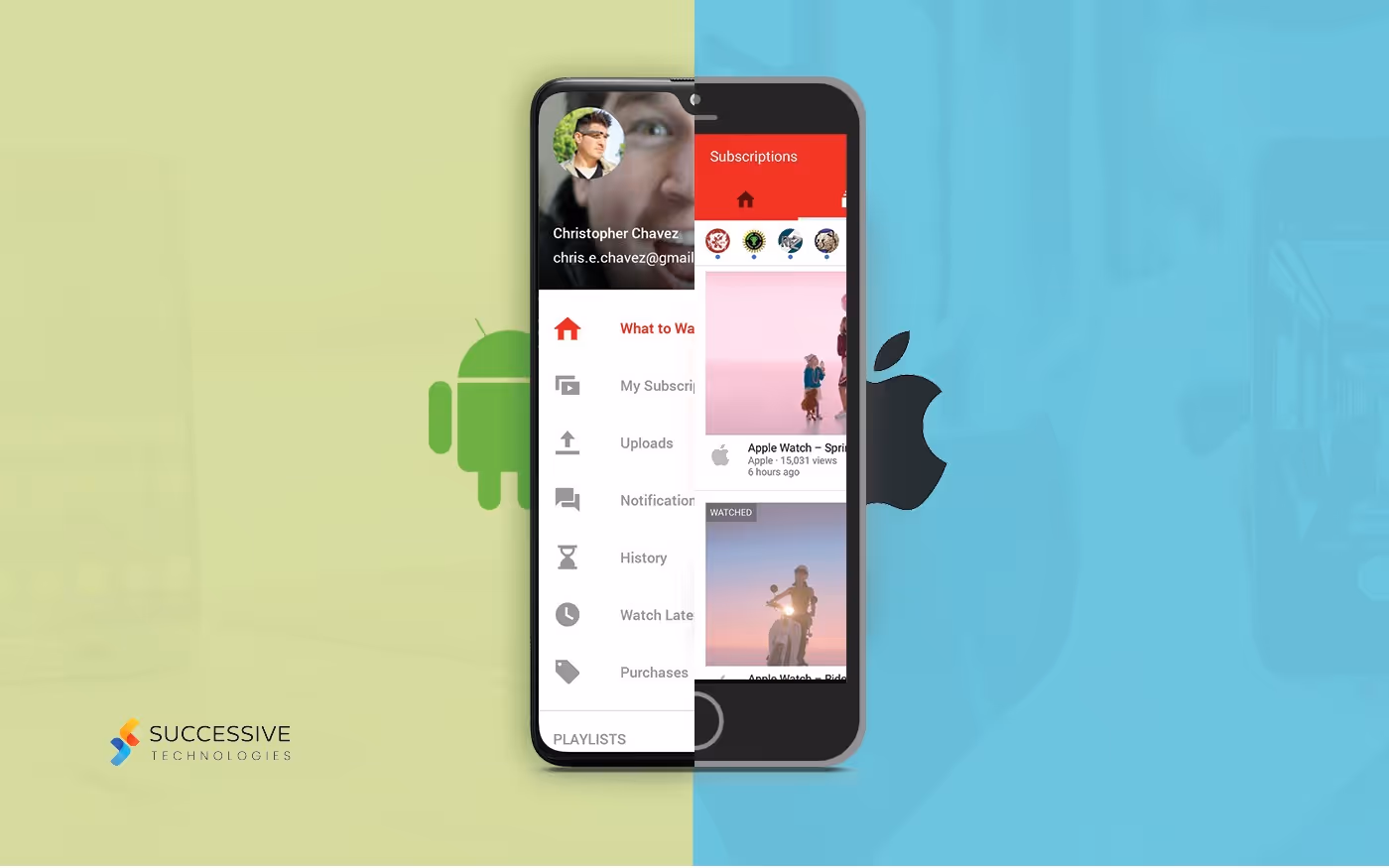UI Android vs iOS UI