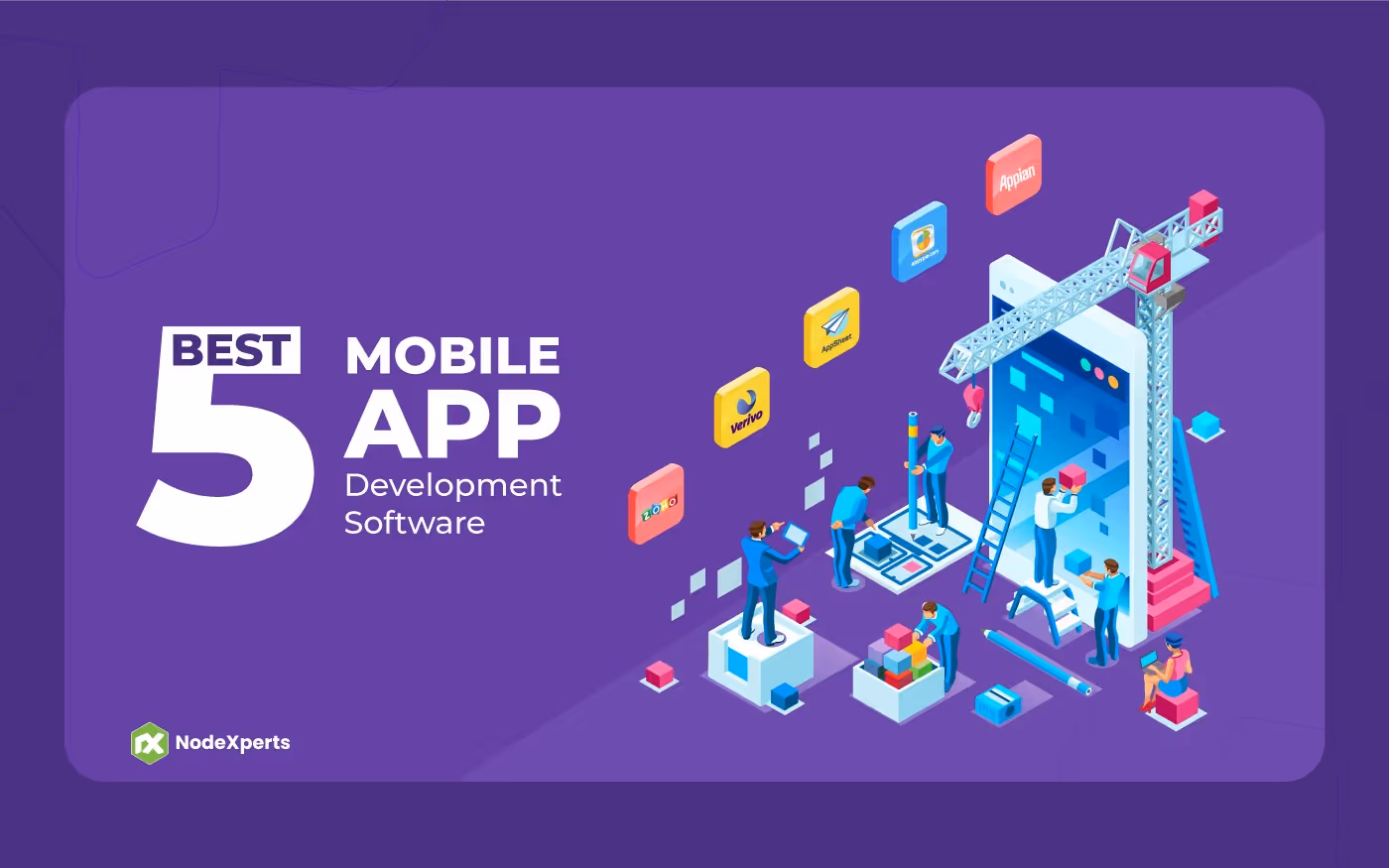 Five best mobile app development software