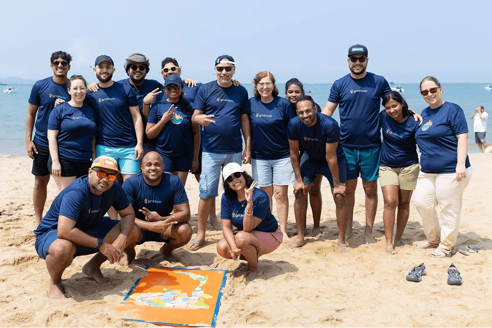 Group photo of Gridmate team
