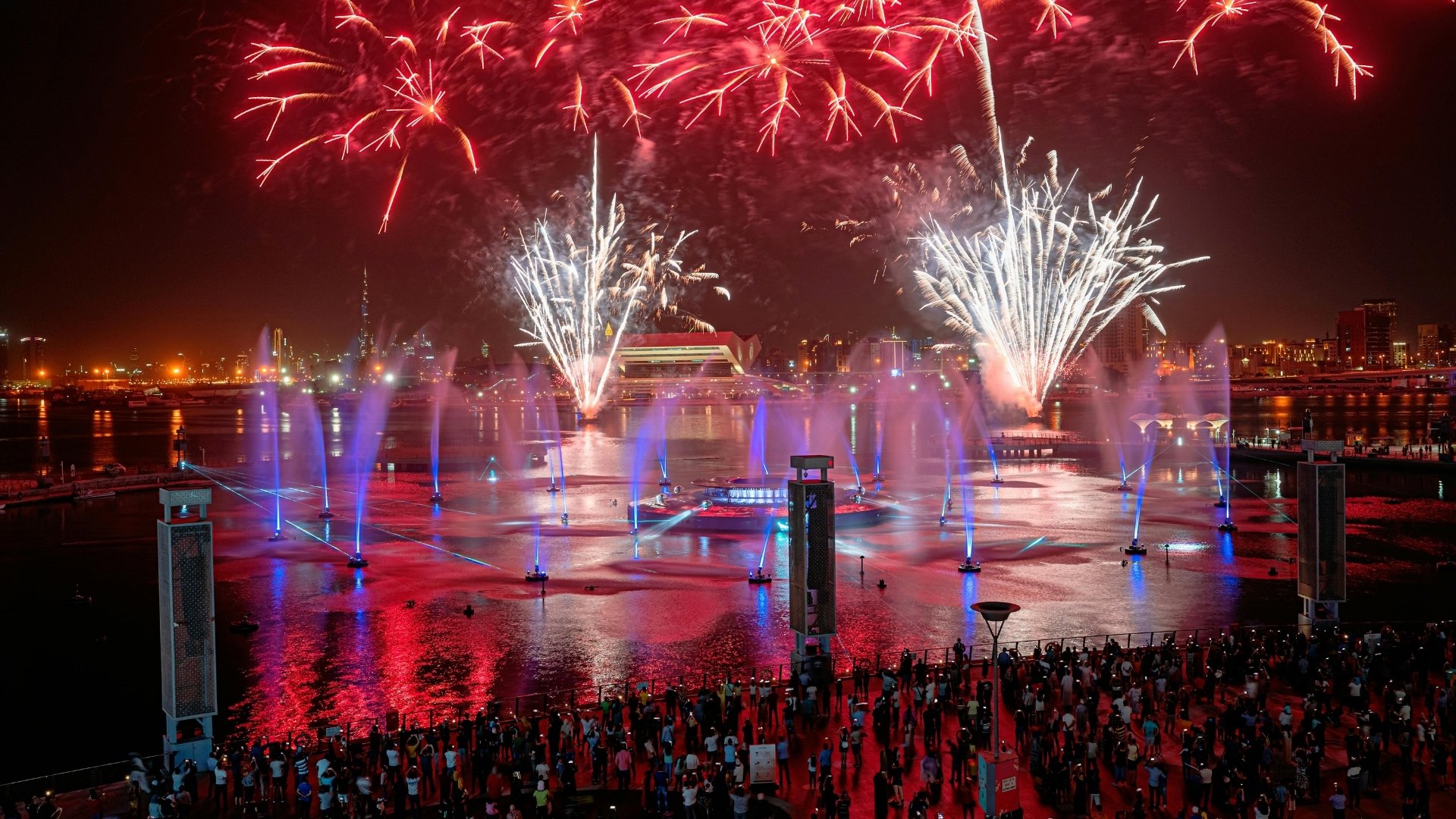 Fireworks and Laser Spectacle