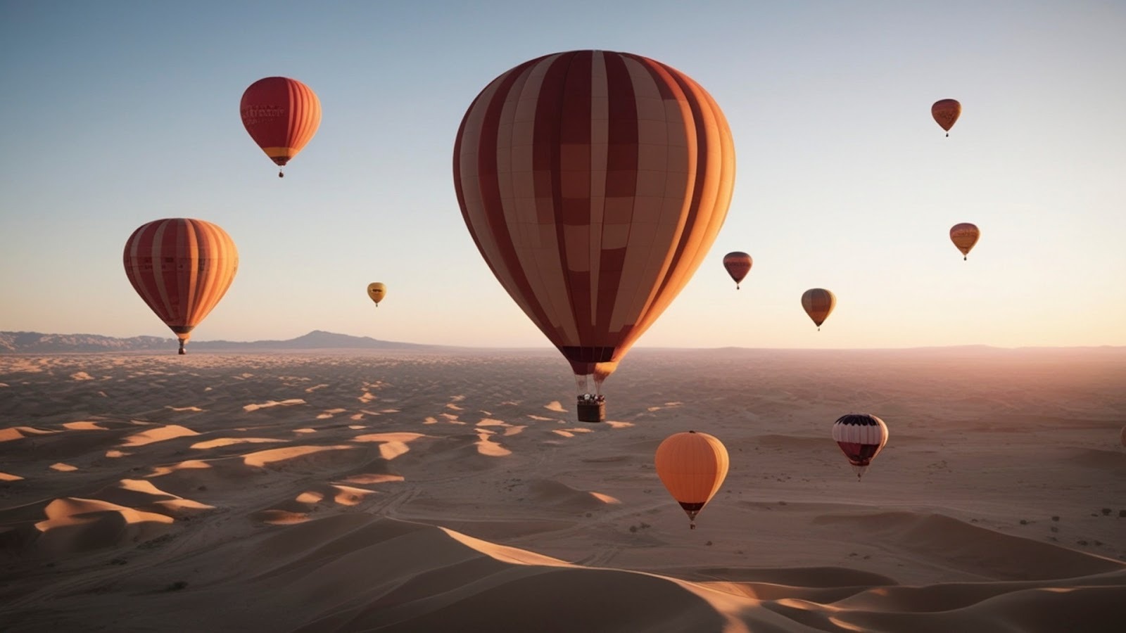 Sunrise Hot Air Balloon and Desert Picnic