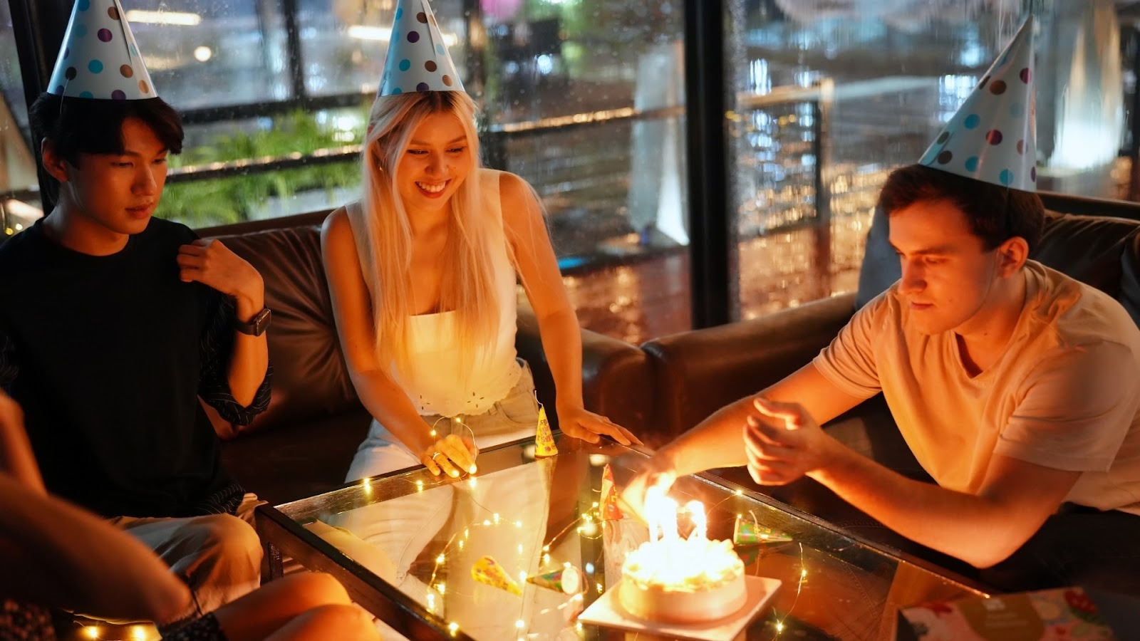 Candles Lit and Tables Set